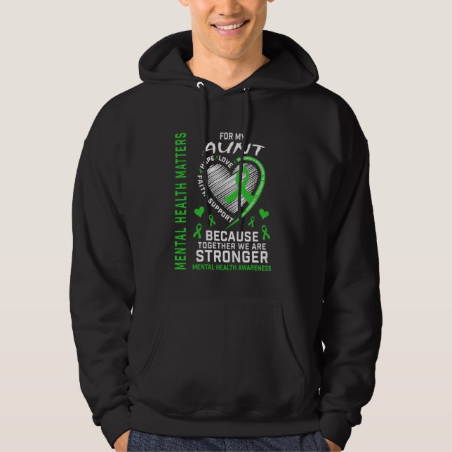Psychische Gesundheit ist wichtig für psychische G Hoodie (Vorderseite)