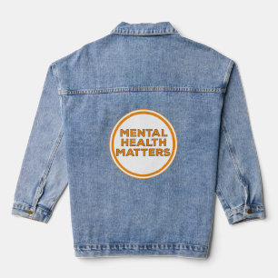 Psychische Gesundheit Jeansjacke