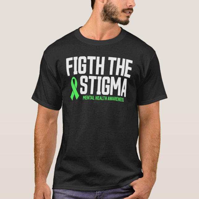 Psychische Gesundheit Kampf gegen Stigma Psychisch T-Shirt (Vorderseite)