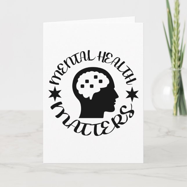 Psychische Gesundheit Karte (Vorderseite)