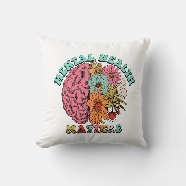 Psychische Gesundheit Kissen (Vorderseite)