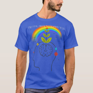 Psychische Gesundheit Lgbtq4498 2002 T-Shirt