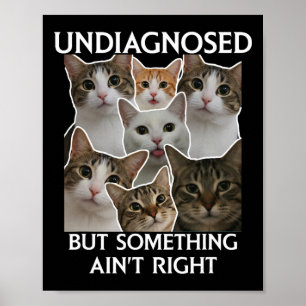 Psychische Gesundheit Lustig Nicht Diagnostiziert Poster