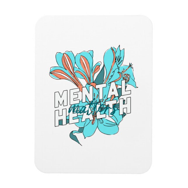 Psychische Gesundheit Magnet (Vertikal)