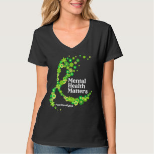 Psychische Gesundheit Materie Grüne Soziale psychi T-Shirt