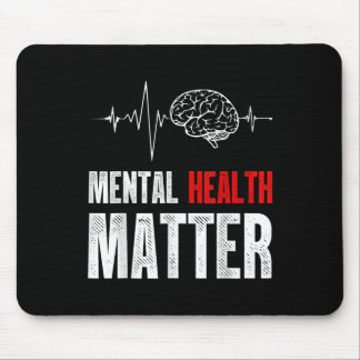 Psychische Gesundheit Menschen Gehirnproblem Bewus Mousepad