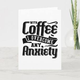 Psychische Gesundheit mit Kaffee überwinden ich An Karte