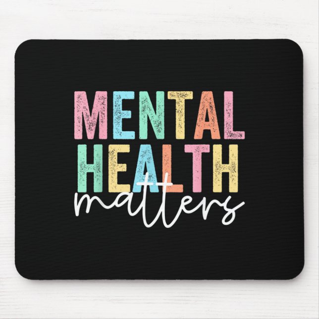 Psychische Gesundheit Mousepad (Vorne)