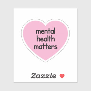 Psychische Gesundheit, niedlich, psychische Gesund Aufkleber