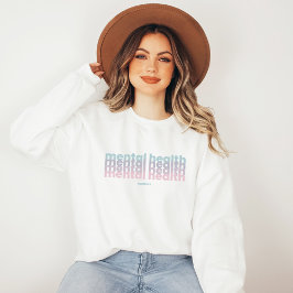 Psychische Gesundheit | Poppins Französisch Grau Sweatshirt