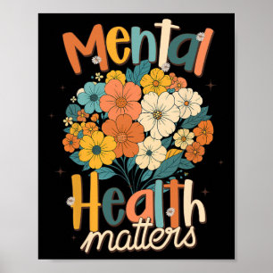 Psychische Gesundheit Positive Vibes Angst Sei Fre Poster