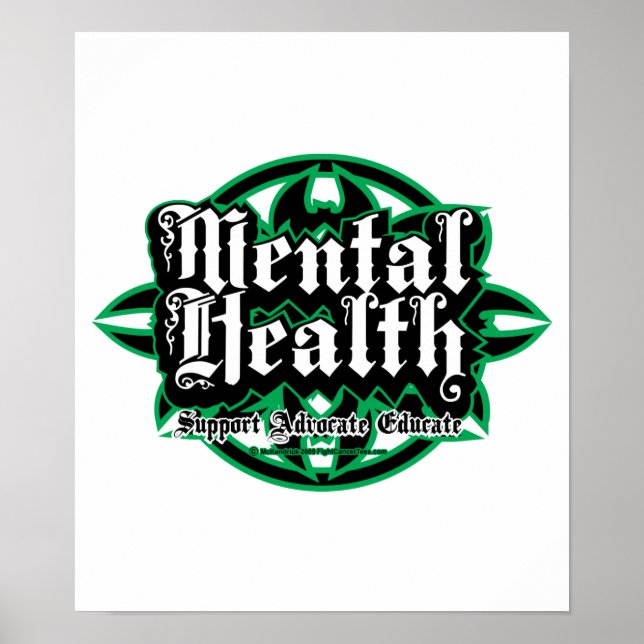 Psychische Gesundheit Poster (Vorne)