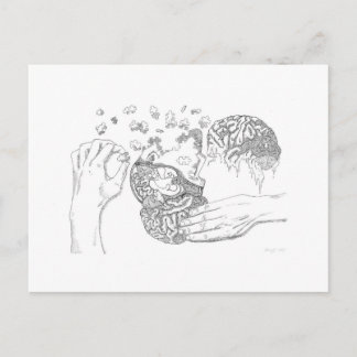 Psychische Gesundheit Postkarte