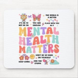 Psychische Gesundheit Problem Autismus Aufklärung Mousepad