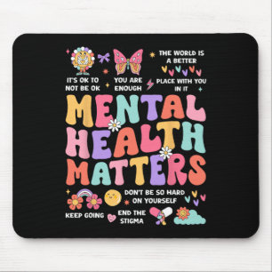 Psychische Gesundheit Problem Autismus Aufklärung Mousepad