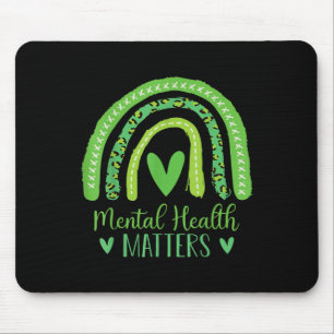 Psychische Gesundheit S Bewusstsein Boho Rainbow L Mousepad