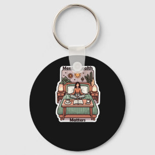 Psychische Gesundheit S - Positive Affirmation Dai Schlüsselanhänger