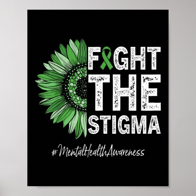 Psychische Gesundheit Sensibilisierung für das Sti Poster (Vorne)