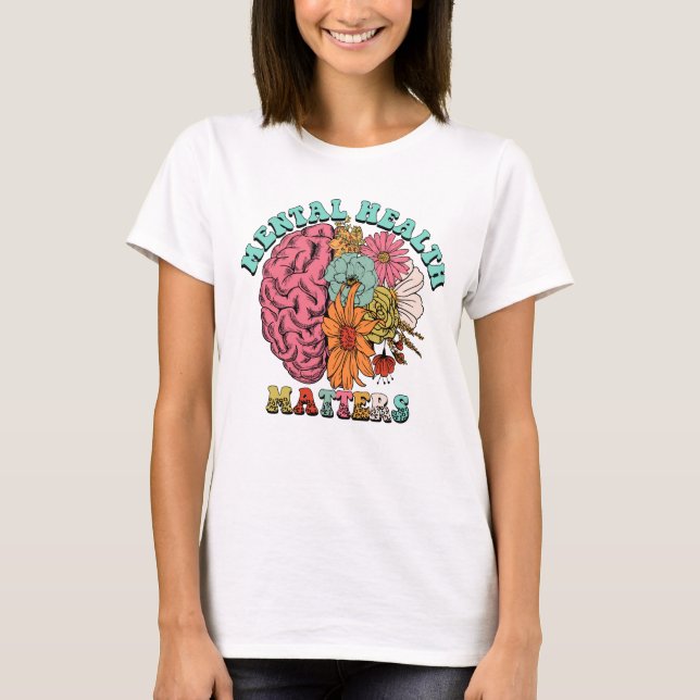 Psychische Gesundheit T-Shirt (Vorderseite)