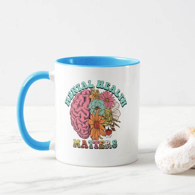 Psychische Gesundheit Tasse (Mit Donut)
