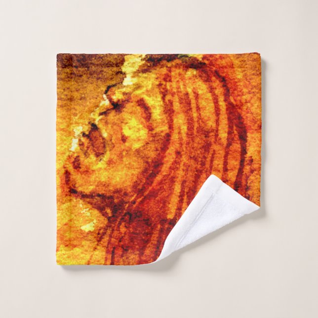 Psychische Gesundheit Traurigkeit Aquarellmalerei Waschlappen (Waschlappen)