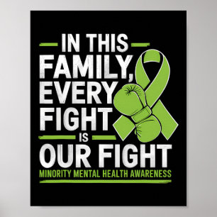 Psychische Gesundheit Überlebende jeden Kampf ist Poster