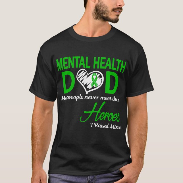 Psychische Gesundheit Vater I meine T-Shirt (Vorderseite)