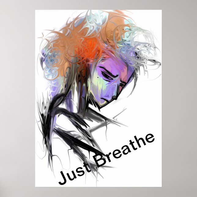 Psychische Gesundheit Wellnesspender Poster (Vorne)