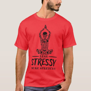 Psychische Gesundheit Weniger Stressgefühl, streng T-Shirt