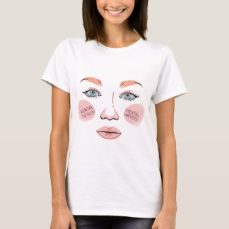 Psychische Gesundheit zählt – T-Shirt mit minimale