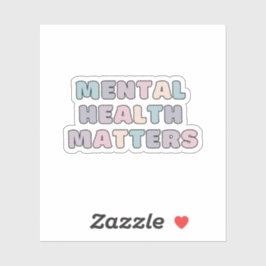 Psychische Gesundheit | Zitat Koni Französisch Gra Aufkleber