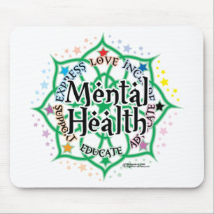 Psychische Gesundheiten Lotus Mousepad