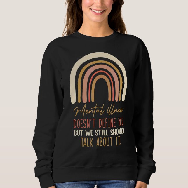 Psychische Gesundheitsbewusstsein Depression Sweatshirt (Vorderseite)