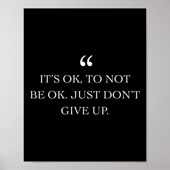 Psychische Gesundheitsbewusstsein für Männer Fraue Poster (Vorne)