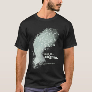 Psychische Gesundheitsbewusstsein Monat kämpfen St T-Shirt