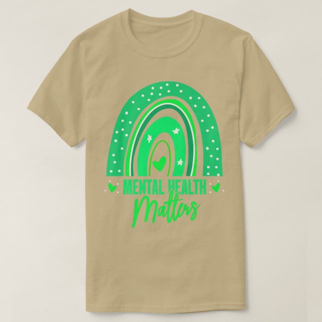 Psychische Gesundheitsbewusstsein Monat Materie fü T-Shirt (Design vorne)