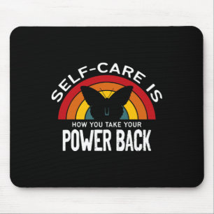 Psychische Gesundheitsbewusstsein Selbstversorgung Mousepad
