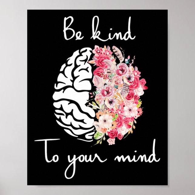 Psychische Gesundheitsbewusstsein und Selbstfürsor Poster (Vorne)