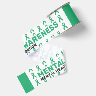 Psychische Gesundheitsbewusstseins-Musterband Ripsband