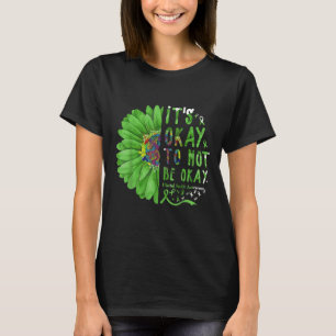 Psychische Gesundheitsbewusstseins-Sonnenblume Es T-Shirt
