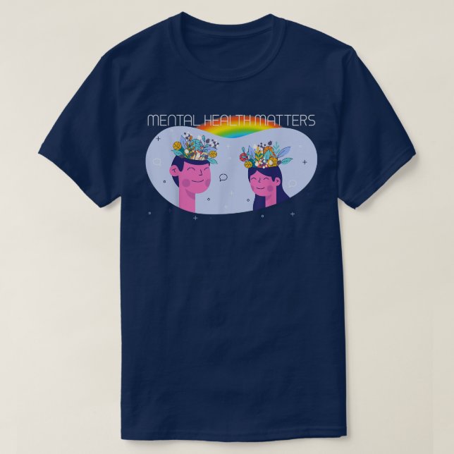 Psychische Gesundheitsfragen 2977 1313  T-Shirt (Design vorne)