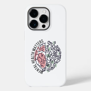 Psychische Gesundheitsfragen - farbenfrohe Gehirne Case-Mate iPhone 14 Pro Hülle