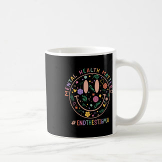 Psychische Gesundheitsprobleme beenden das Stigma Kaffeetasse