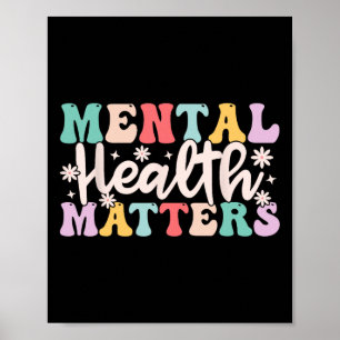 Psychische Gesundheitsprobleme beenden das Stigma Poster