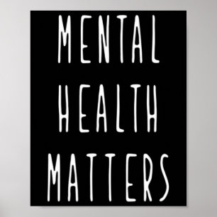 Psychische Gesundheitsprobleme Bewusstsein für psy Poster