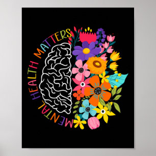 Psychische Gesundheitsprobleme Erkrankungen des me Poster