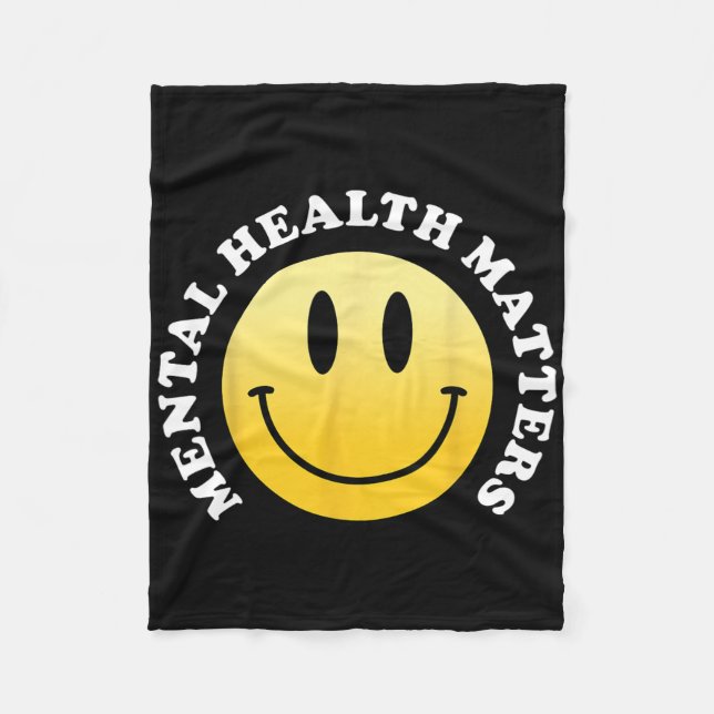 Psychische Gesundheitsprobleme  Fleecedecke (Vorderseite)