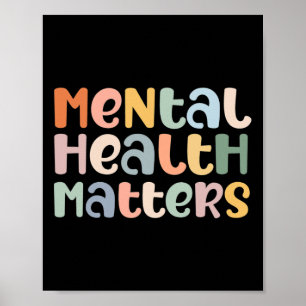 Psychische Gesundheitsprobleme Mental Health Aware Poster