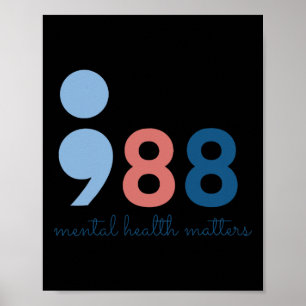 Psychische Gesundheitsprobleme Poster