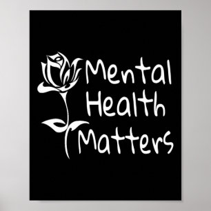 Psychische Gesundheitsprobleme Psychische Bewussts Poster